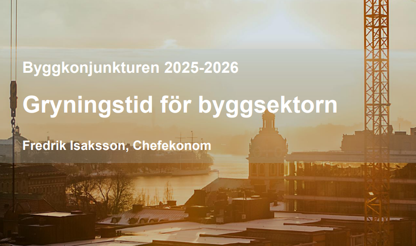 Byggföretagens konjunkturrapport